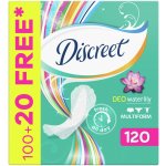 Discreet Deo Waterlily slipové intimní vložky pro každodenní použití 120 ks – Zbozi.Blesk.cz