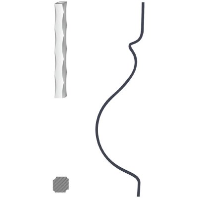 Kovoinox Tyč 12 x 12 mm, 900 x 210 mm – Hledejceny.cz