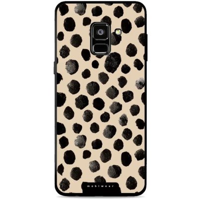 Mobiwear Glossy - Samsung Galaxy A8 2018 - GA50G Černé puntíky – Zbozi.Blesk.cz