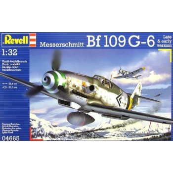 Revell Plastic ModelKit letadlo 04665 Messerschmitt Bf109 G-6 1:32