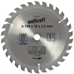 Wolfcraft 6731000 Průměr: 140 mm Počet zubů (na palec): 18