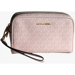 Michael Kors jet set item medium travel pouch wristlet powder blush