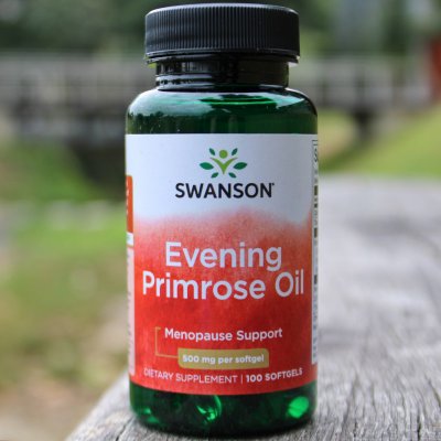 Swanson Evening Primrose Oil Pupalkový Olej 500 mg 100 kapslí