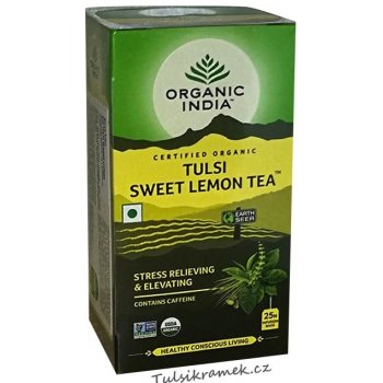 ORGANIC INDIA Bio Tulsi sladký citron 25 sáčků