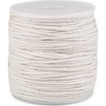 Bavlněná oděvní šňůra splétaná Ø2 mm Varianta: režná světlá, Balení: 10 m – Zboží Dáma