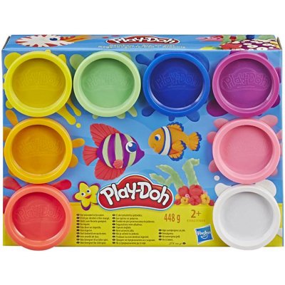 HASBRO Play-Doh sada 8 kelímků duhové barvy
