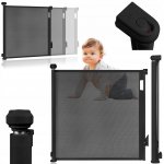 Lionelo Nastavitelná výsuvná branka THEA otevírání až do 140 cm Černá – Zboží Dáma