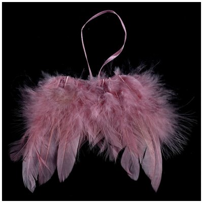 Autronic Andělská křídla z peří barva růžová AK6109-PINK