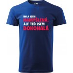 Sablio Tričko s potiskem Byla jsem namyšlená, ale teď jsem dokonalá modré – Hledejceny.cz