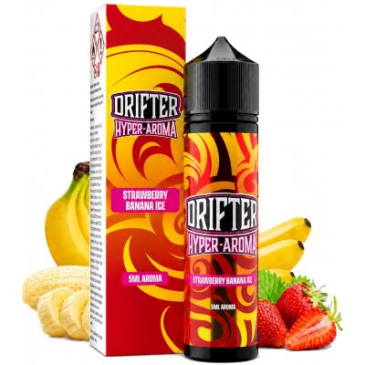 Juice Sauz Drifter Juice Hyper Shake & Vape Strawberry Banana Ice 5/60ml – Sleviste.cz