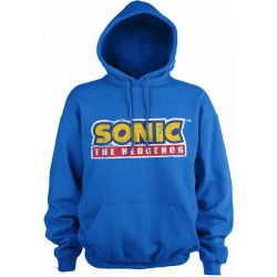 Sonic The Hedgehog mikina Cracked Logo Hoodie Blue