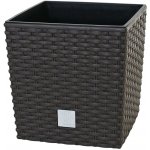 Prosperplast Květináč ratanový Rato low 32x32 cm hnědý – Hledejceny.cz
