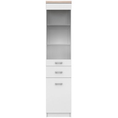 Mebelbos Top Mix MSBP-037-WIT_1D1W1S Bílý Mat / Dub Sonoma – Hledejceny.cz