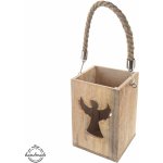 Orion svícen dřevo mango ANDĚL – Zboží Mobilmania