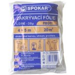 Spokar Fólie zakrývací 4 x 5 m LDPE-30MY – Zboží Mobilmania