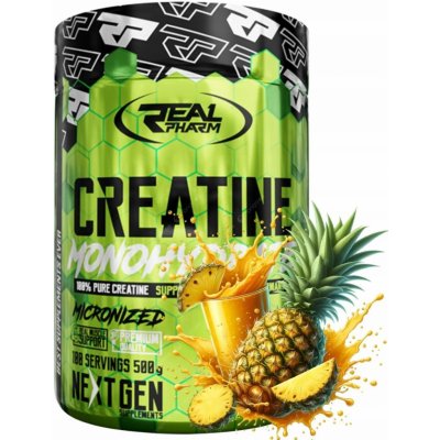 Real Pharm Creatine Monohydrate 500 g – Hledejceny.cz