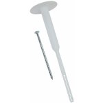 Univerzální talířová hmoždinka - dřík 8 mm, kov.šroub TORX 25, podloží A,B,C,E Délka: 320 mm – Sleviste.cz