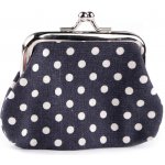 mincovka s puntíky textilní 4 modrá tmavá – Hledejceny.cz