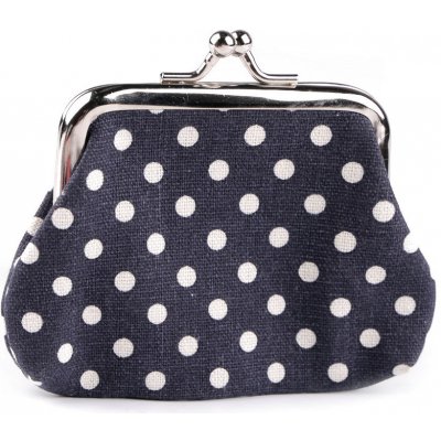 mincovka s puntíky textilní 4 modrá tmavá – Hledejceny.cz