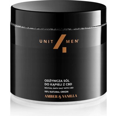 Unit4Men Bath Salt Citrus & Musk koupelová sůl s regeneračním účinkem 700 g – Zbozi.Blesk.cz