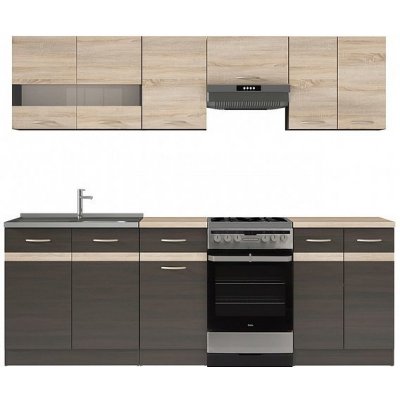 BRW Junona Line wenge / dub sonoma 230 cm – Hledejceny.cz