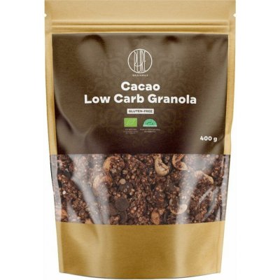 BrainMax Pure® Granola Low Carb, Kakaová, BIO, 400 g – Hledejceny.cz