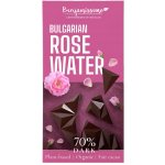 Benjamissimo Hořká čokoláda s růžovou vodou bezlepková bio 60 g – Sleviste.cz