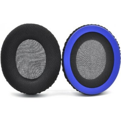 eses náhradní náušníky pro sluchátka Kingston HyperX Stinger Core černo modré látkové – Sleviste.cz