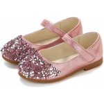 Lesklé střevíčky balerínky návštěvní botičky pro dívku – Sleviste.cz