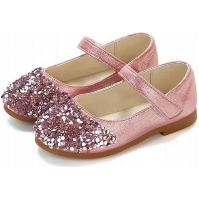 Lesklé střevíčky balerínky návštěvní botičky pro dívku – Sleviste.cz