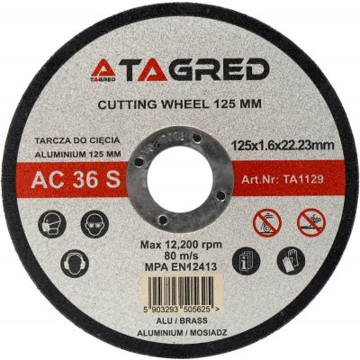 Tagred Kotouč 125 x 22,2 x 1,6 mm TA1129 – Hledejceny.cz