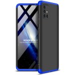 PROTEMIO 21169 360° Ochranný kryt Samsung Galaxy A51 čierny-modrý – Zboží Mobilmania