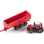 SIKU Farmer 1844 Traktor Massey Ferguson s přívěsem měřítko 1:87 – Hledejceny.cz