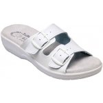 Santé SI/03D2 zdravotní pantofle se dvěma pásky pásky bílá – Sleviste.cz