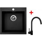 Sinks G330 Set VIVA 455 + VITALIA černá matná – Sleviste.cz