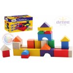 Detoa Kostky drevěné stavěcí 100 ks – Zboží Dáma