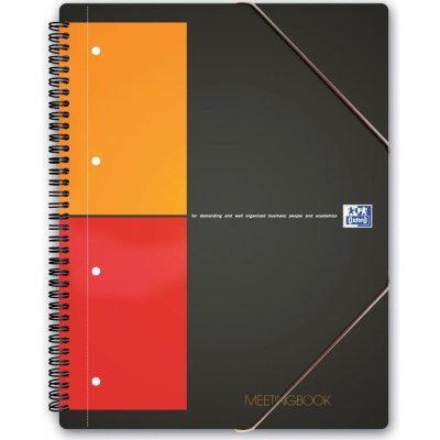 Oxford Zápisník International Meetingbook čtverečkovaný šedá A4+ 80 listů