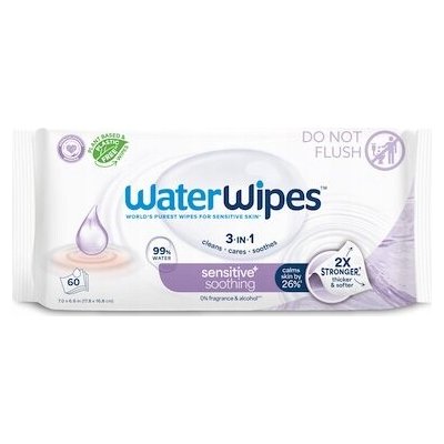WaterWipes Sensitive vlhčené ubrousky 60 ks – Hledejceny.cz