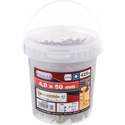 CONNEX UNI-vruty 4,0x50 mm, 425 ks – Hledejceny.cz