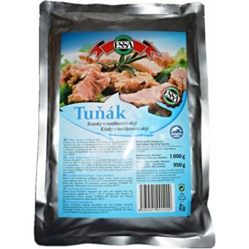 ESSA Tuňákové kousky v rostlinném oleji 1 kg