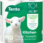 Tento Kitchen Innovations kuchyňské papírové utěrky 3vrstvé 2× 17 m 2 role – Zboží Dáma