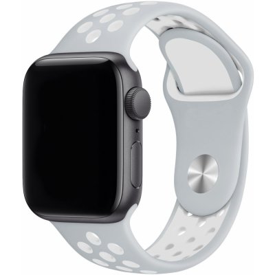 Eternico Sporty pro Apple Watch 42mm / 44mm / 45mm Cloud White and Gray AET-AWSP-WhGr-42 – Zboží Mobilmania