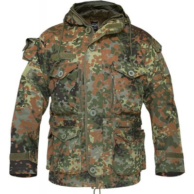 Mil-Tec bunda Light weight s kapucí flecktarn