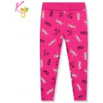 Kugo Dívčí teplé legíny KK2321 růžové s vážkou – Zboží Dáma