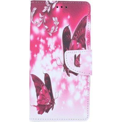 Pouzdro TopQ Xiaomi Redmi Note 8T knížkové Zamilovaní motýlci