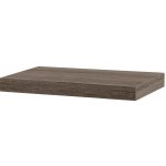 Lekva P-023 SON2 - Polička nástěnná 40 cm, MDF, 3D dekor dub sonoma dark