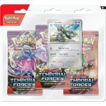 Pokémon TCG Temporal Forces 3-Pack Blister booster – Zboží Mobilmania