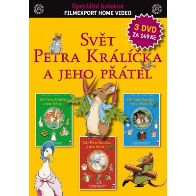 Svět Petra Králíčka a jeho přátel I.- III. DVD – Zbozi.Blesk.cz