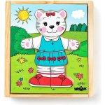 Woody oblékání Šatní skříň kočička 18 dílků – Sleviste.cz