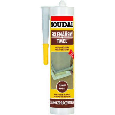 SOUDAL sklenářský tmel 1kg – Sleviste.cz